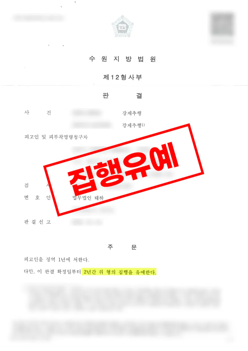 동종전과가 있는 강제추행 사건 피해자 2명과의 합의 및 양형변론으로 집행유예
